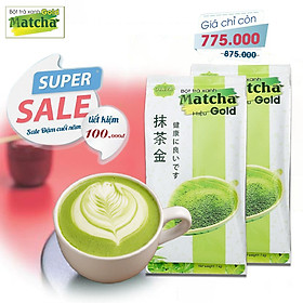 Combo 2 túi Bột trà xanh Matcha Gold (2 túi x 500g)