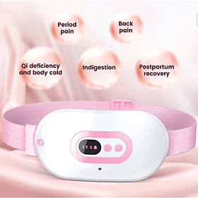 Đai hỗ trợ Giảm Béo, Giảm Đau Kinh Nguyệt, Sưởi Ấm Bụng, Massage, SUPER BELT Rung, Nóng Và Xung Điện EMS, Công Nghệ Nhật Bản