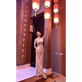 ĐỒ LAM ĐI CHÙA THIẾT KẾ CAO CẤP SJ23 Cúc Vải