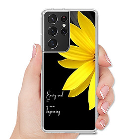 Ốp lưng điện thoại SAMSUNG GALAXY S21 ULTRA - Silicon dẻo - 0037 DAISY01 - Hàng Chính Hãng