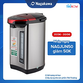 Bình Thủy Điện 3 Mức Nhiệt Nagakawa NAG0405 (5.0 Lít) - Hàng Chính Hãng