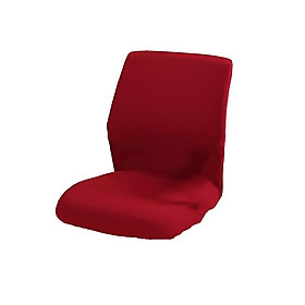 Hình ảnh Home Office Elastic Swivel Chair Cover Resilient Slipcover Protector Red