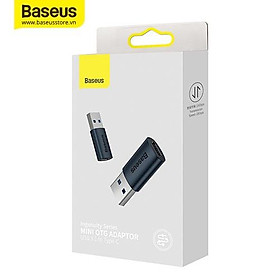 Đầu chuyển USB 3.1 sang Type C Baseus Ingenuity Series Mini OTG ( Hàng Chính Hãng)