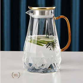 Bình cốc thuỷ tinh phong cách NORDIC Quả Trám | Bộ Bình Ly Thuỷ Tinh Chịu Nhiệt Tạo Hình Dãy Núi(Mix Lẻ)