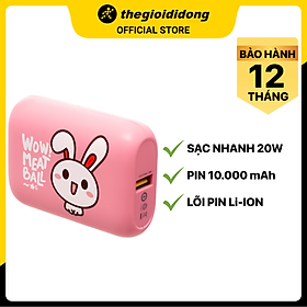Mua Pin sạc dự phòng 10000mAh Type C PD QC3.0 20W Hydrus PB299S - Hàng chính hãng