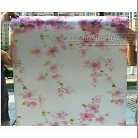 Mua Giấy dán kính mờ hoa đào khổ rộng 90cm