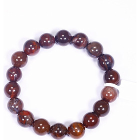 Vòng tay đá gỗ hóa thạch mệnh hỏa, mộc - Ngọc Quý Gemstones