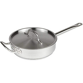 Mua Chảo Inox Sâu Lòng Bếp Từ Đường Kính 30.5 Cm Vật Liệu Dày  Nắp Inox Update USA