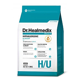 Thức ăn chó trị sỏi tiết niệu Dr.Healmedix Hypoallergenic & Urinary 1.5kg