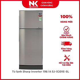 Mua Tủ lạnh Sharp Inverter 196 lít SJ-X201E-SL - Hàng Chính Hãng  Giao hàng toàn quốc 
