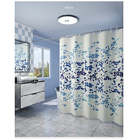 Mua RÈM PHÒNG TẮM VẢI POLYESTER DÀY  KHÔNG THẤM NƯỚC VÀ CHỐNG NẤM MỐC - Rộng 180 * cao 200 CM
