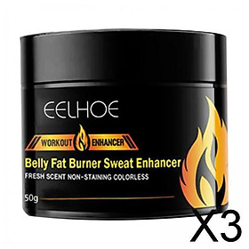3xFat Burner Cream Abdominal Muscle Belly Body Slimming Cream Weight Loss 50g