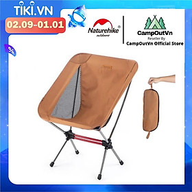Ghế cắm trại naturehike campoutvn du lịch dã ngoại NH20JJ027 gấp gọn siêu nhẹ vải chống rách thoáng khí khung nhôm hợp kim A204