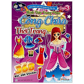 368 Bóc Dán Sticker - Hình Dán Trang Phục Công Chúa - Quyển 3 - Thời Trang