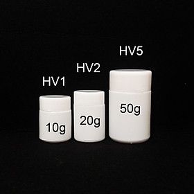 Mua HỦ NHỰA TRẮNG ĐỤC CAO CẤP ĐỰNG TỪ 10G ĐẾN 50G BỘT MỊN - HV1 - HV2 - HV5