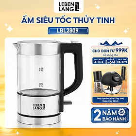 Mua Ấm siêu tốc mini Lebenlang LBL2809  bình đun công suất 1100W  dung tích 500ml  sôi nhanh  nhỏ gọn  tiện lợi  bảo hành 2 năm - hàng chính hãng