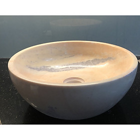 Mua Chậu lavabo đá nguyên khối non nước chất lượng cao đá carot