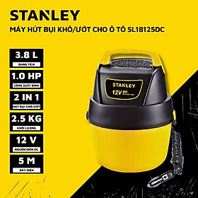 Máy Hút Bụi Cầm Tay cho Xe Hơi/Ô tô Dòng Điện DC USA Stanley SL18125DC - Hàng Chính Hãng