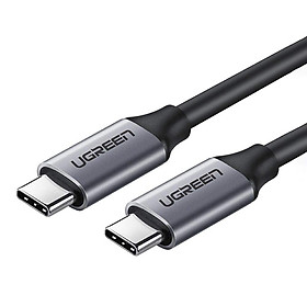 Mua Cáp 2 đầu Type C 1M Usb 3.1 60W màu xám Vỏ nhôm Mạ niken Ugreen 60183   US161 Hàng chính hãng