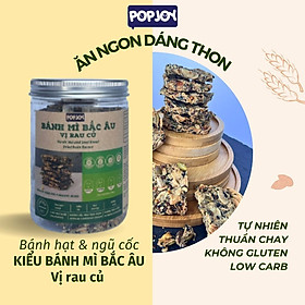 BÁNH MÌ GIÒN BẮC ÂU 150g- Vị Rau Củ- Siêu Hạt, Thuần Chay, Không Đường, Ăn Kiêng, Giảm Cân, Healthy, Eat Clean, Low Carb