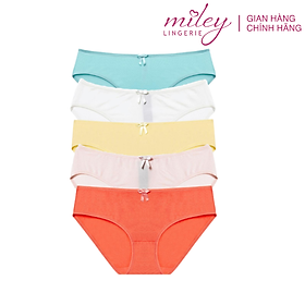 Bộ 5 quần lót nữ basic Comfort Modal MILEY LINGERIE - Màu ngẫu nhiên