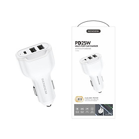 Mua Tẩu sạc nhanh oto 3 cổng Sendem D12 PD25W - BH 12 tháng