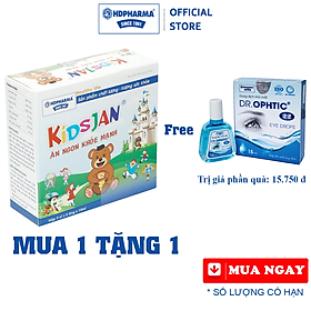 KIDSJAN Ăn Ngon Khỏe Mạnh - HDPHARMA - Bổ Sung Vitamin, Hỗ Trợ Trẻ Ăn Ngon Và Tăng Sức Đề Kháng (Hộp 4 Vỉ x 5 Ống x 10ml)