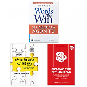 Combo 3 cuốn: Sức Mạnh Của Ngôn Từ, Giỏi Giao Tiếp Dễ Thành Công, Đối Nhân Khéo - Xử Thế Hay