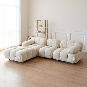 Mua Camaleonda Sofa - Set 2 ghế đơn có tay+1 Ghế nhỏ+1 Đôn lớn - Chất Bông Tuyết