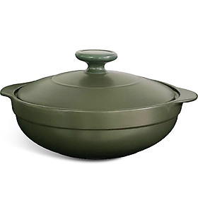 Nồi Dưỡng Sinh Gốm Sứ Minh Long Luna 2.0 L + Nắp (bếp từ)