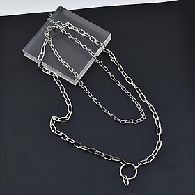 Dây chuyền vòng cổ nam nữ 2 tầng cá tính