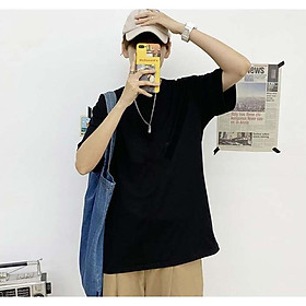 Áo thun trơn nam nữ giá rẻ oversize form rộng
