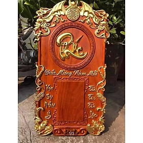 Mua Đốc lịch chữ Phúc gỗ hương liền khối cao 70 rộng 40cm