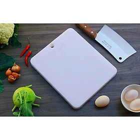 Mua Thớt nhựa gia đình kháng khuẩn 25x30x3cm  chất liệu PE