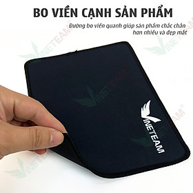 Mua VINETTEAM Miếng lót chuột - Bàn di chuột V1 chơi game Mouse pad hình chữ nhật  21 5 x 17 5 cm  bo viền dày 3 li -  hàng chính hãng
