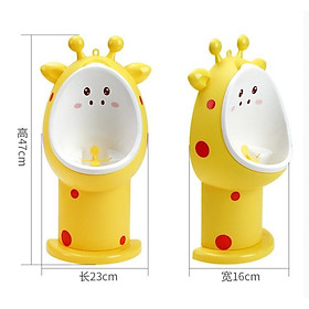 Mua Bô/Bồn tè đứng treo tường cho bé trai hình hươu cao cổ hàng cao cấp