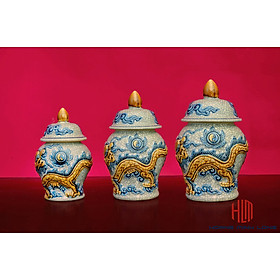 Mua Hũ Men Rạn Đắp Nổi Bát Tràng