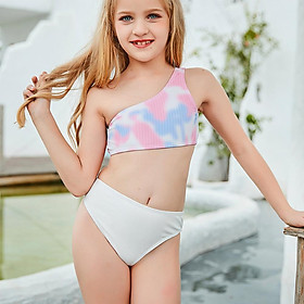 2020 2-14 Năm Muỗng Teen Nữ Hoa Hướng Dương In Hình Bikini Bộ Đồ Bơi 2 Mảnh Đồ Bơi Đi Biển Mùa Hè Tắm phù Hợp Với - 150