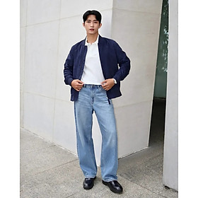 Áo khoác bomber nam da lộn Form Regular - ROUTINE 10F25JAC005