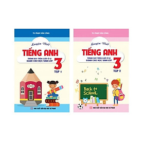 Combo Luyện viết Tiếng Anh. Trình bày trên giấy ô li - Dành cho học sinh Lớp 2 (Tập 1 & 2) 