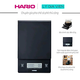 Cân Điện Tử Có Chức Năng Đếm Thời Gian Hario Drip V60 Drip Scale VSTN-2000B