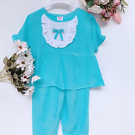 Bộ tole tay ngắn quần dài bé gái 22-23kg