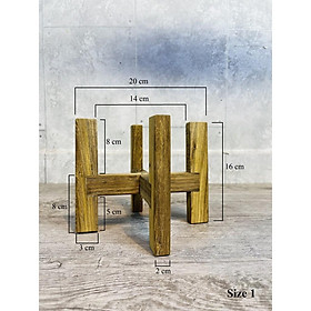 Mua Đôn gỗ để chậu cây trang trí tiện dụng - gỗ tự nhiên.