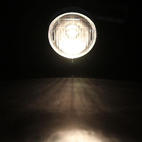 3pcs 4'' Motorcycle Custom Chrome Spot Light Fog Light Head Lamp For Honda