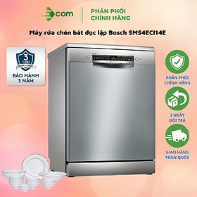 Mua Máy rửa chén bát đọc lập Bosch SMS4ECI14E Series 4 - Máy rửa bát 13 bộ chén bát - Hàng Chính Hãng