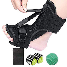 Plantar Fasciitis Night Splint Set, Stretching Ankle Brace for Left or Right Foot