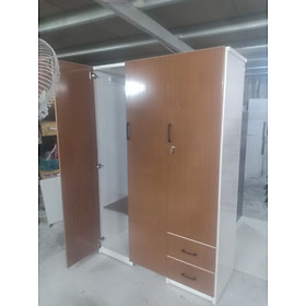 - - - Tủ Nhựa Đài Loan 3 Cánh 2 ngăn kéo chất liệu nhựa Đài Loan cao cấp 2 lớp - KHÔNG CONG VÊNH - KHÔNG MỐI MỌT - KHÔNG ẨM MỐC - DỄ VỆ SINH