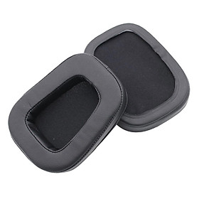 1Pair Earpads Replacement Ear Cushion Pads Cover for Headsets Headphones Black for Logitech G533 G933 G633 G 633 933