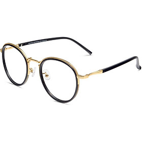 Vega VEGOOS 5109 anti-blue glasses for men and women models computer goggles business office flat glasses black silver metallic transparent anti-blue lenses
