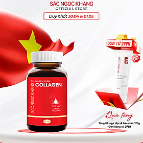 Collagen Sắc Ngọc Khang thế hệ mới 100% từ Nhật Bản [Hộp 60 viên]